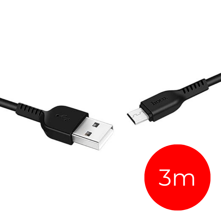 Kabllo Karikimi USB-A to Micro-USB 3m X20 Flash